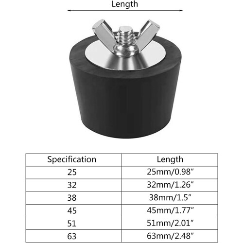 Pool Winterizing Plug Rubber Expansion for Swimming Pool Skimmer Drain Multiple Sizes 1