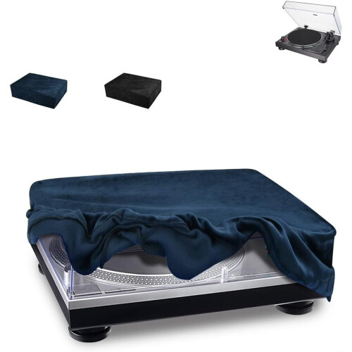 Dust Cover for ATLP120XUSB Turntable Waterproof Protective Case ScratchResistant Vinyl Record Player Protective Case Blue 1