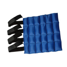 Horse leg wraps with flexible straps and pockets, ideal for daily use, blue.