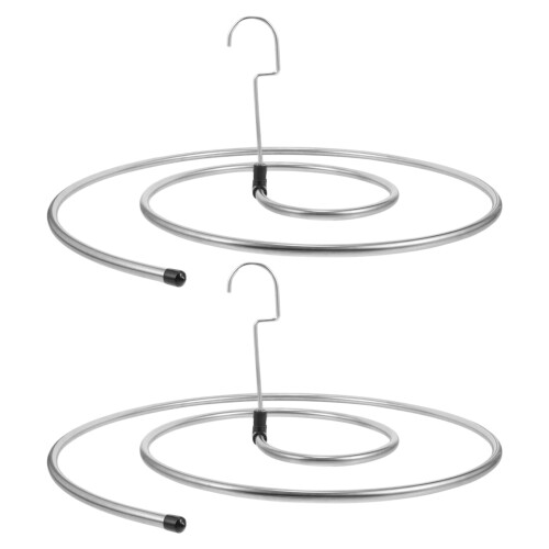 Multipurpose Spirals Garment Rack Corrosion Resistant-2PCS