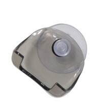 2 Pieces Plastic Super Suction Cup Rack Bathroom Razor Holder Razor Rack Clear Bathroom Razor Holder