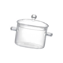 Casseroles en verre trempé de taille familiale,-1300ml