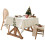 Nappe en lin et Polyester réutilisable, motifs de-140*180cm 1