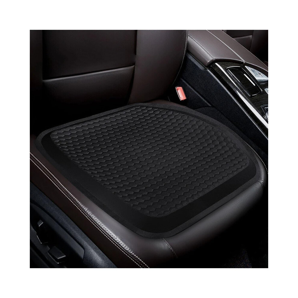 Car Seat Cushions Summer Breathable Cool Gel Pad For Office And Car Universal Pressure Relief Back/Tailbone Pain Black 9412369071460