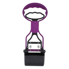 Poop scoop, Pet poop scoop, For picking up cat and dog waste, Cleaning tool for animal waste outdoors (Purple)
