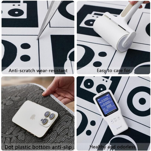 Drum Rug AntiSlip Drum Mat Soundproof Rectangular 60 Cm VibrationAbsorbing Carpet 2