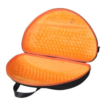 Speaker Bag OrangeLined Universal Speaker Case Organizer Storage Bag For Speakers Protection Accessories