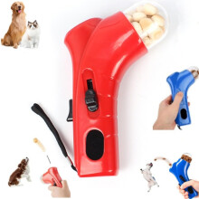 Cat Gun, Gun for Cats, Catapult for Dog Food, Catapult for Pet Food, Launcher for Dogs (Red) Red 2 packs