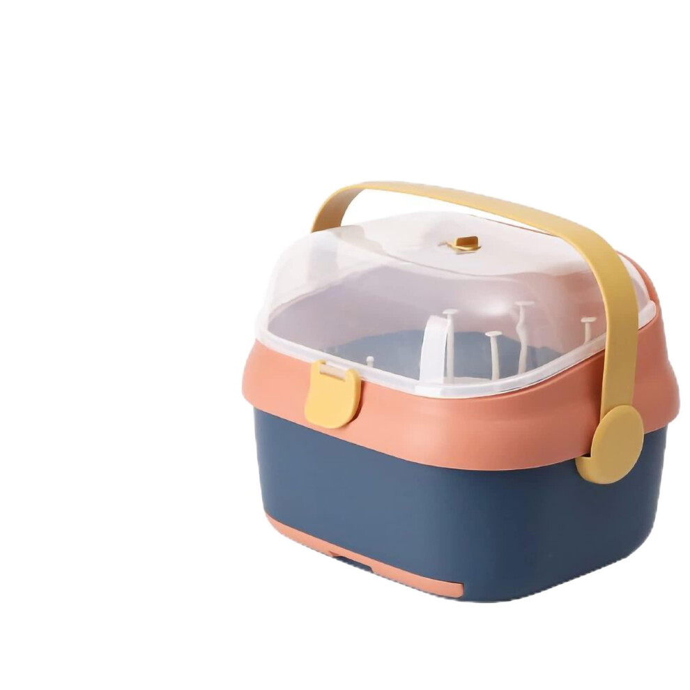 Baby Bottle Organizer with Thickened Plastic, Compact Drying Rack for Bottles and Tableware