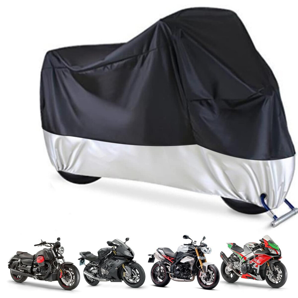Motorcycle Cover For Suzuki Burgman 400 20002024, Waterproof All Season Outdoor Protection With Antitheft Lock Holes And Windproof Straps 9426802484205