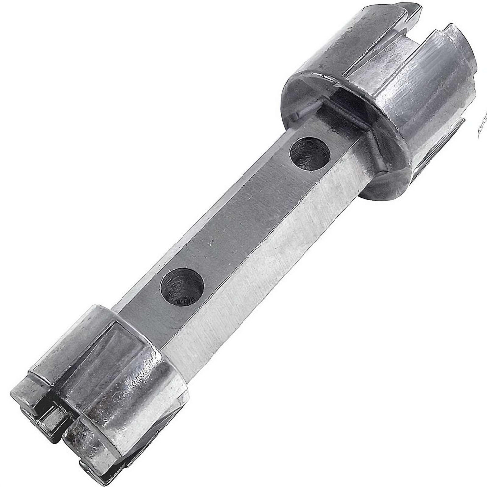 Tub Drain Remover Wrench, Bath And Shower Drain Install Tool, Closet Spud Removal, For Square Plastic Toilet Seat Nuts 9412369072566