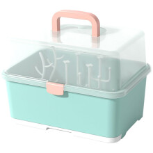 Milk Crate Plastic For Baby Bottle Storage Box Drying Rack And Feeding Supplies Organizer