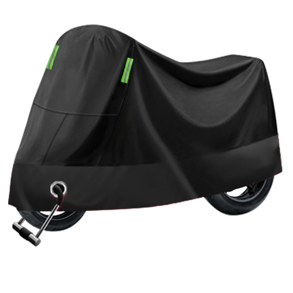 Motorcycle Cover For Bmw R 1300 Gs/R 1300 Gs Adventure, Polyester 190T Allseason Cover With Reflective Strips, Black 9426802452839