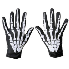 Gloves Skeleton Skull Claw Bone Goth Cotton For Halloween Cycling Motorcycle