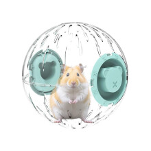 Hamster Exercise Ball, Safe StressRelief Toy, Transparent Spacious Wheel, Green Small
