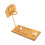 Bamboo Light Brown Tabletop Basketball Toy for Boys 1