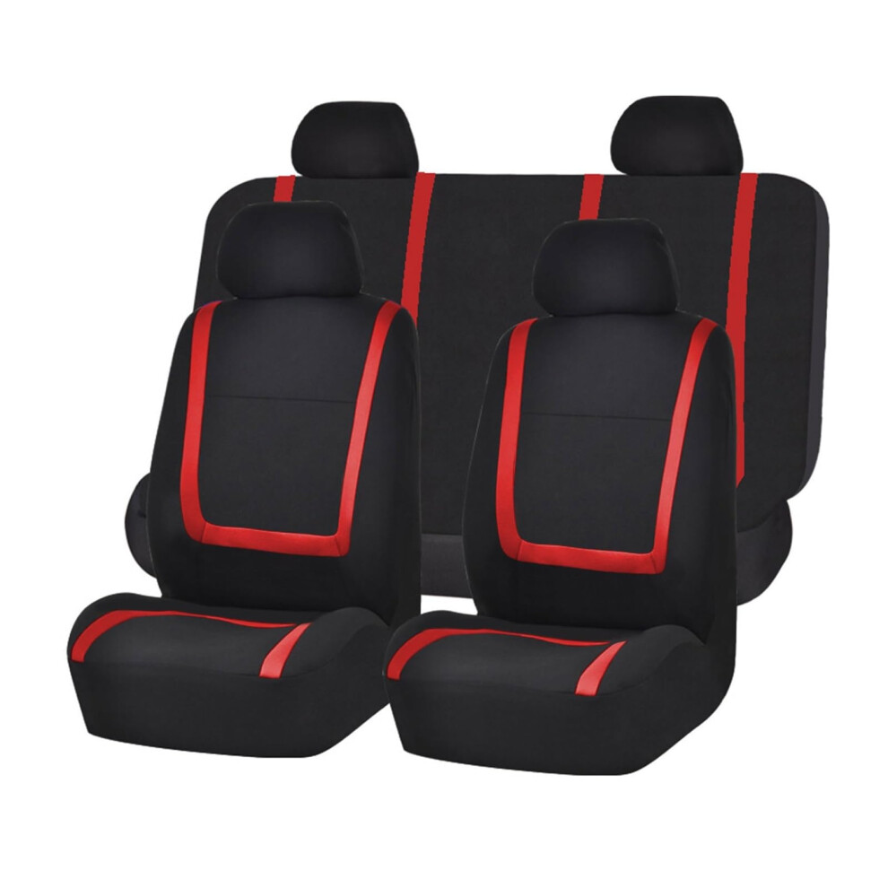 Car Chair Covers For Citroen C2 C3 C4 Cactus C5 Picasso C6 Ds3 Ds4 Ds5 5 Seats Auto Seat Cushion Protection Red 9189345991042