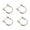 4Pcs Alloy U-Shape Hook Bag Strap Connectors Clip For-silver 1