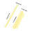 3Pcs Cake Arc Guide Tool Curved Ruler For-Purple yellow green 3