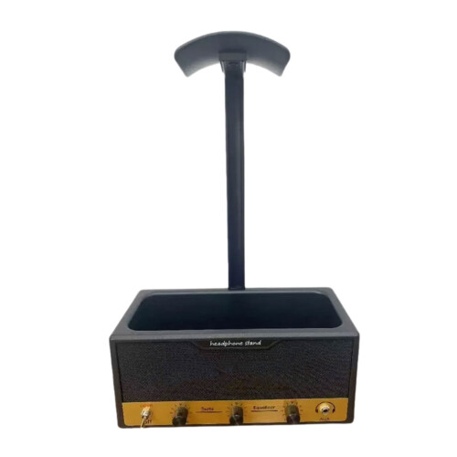 Portable Headset Holder With Retro Speaker Inspired Design