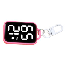 Miniature Digital Keychain Watch Accessories School Exam-Pink