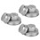 Set van 3 stalen Mason Jar Shaker-dekseldoppen 1