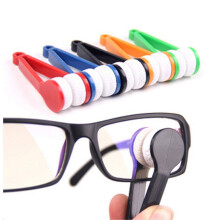 Compact Eyewear Brush, Dishwasher Safe Mini Eyeglasses Cleaner With Effective Smudge Removal, Non-Abrasive Bristles For Delicate Surfaces. Comes In A