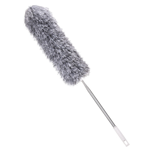 Bendable Duster Head, High Ceiling Fan Duster with Extendable Microfiber Duster & Washable Microfiber Cleaner, for Ceiling, Fan, Blinds 1