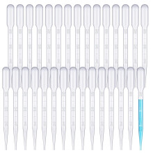 DIY Cosmetic Experiments, Food Grade Plastic, Non-Toxic Polyethylene, Plastic Essential Oils Pipettes, Suitable For Makeup Tool And Aromatherapy Enthu