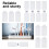 Durable Performance Hook And Loop Strips, Easy Application Fasteners, Flexible Mounting Tape For Home And Office Organizing (30PCS) 8