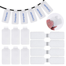 Durable Performance Hook And Loop Strips, Easy Application Fasteners, Flexible Mounting Tape For Home And Office Organizing (30PCS)