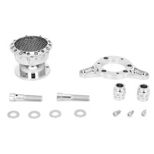 Luftfilter-Ansaugsystem-Kit, CNC-gefrästes Billet-Aluminium-Präzisions-Motor-Upgrade für Harley Sportster Modelle, Velocity Stack Luftfilter mit