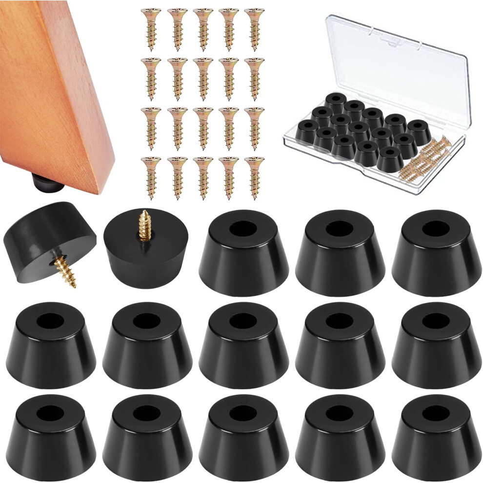 Rubber Feet For Floor Protection, Non Slip Vibration Reduction Furniture Pads Easy Installation, High-Quality Material Durability Equipment Protection 9148971573732