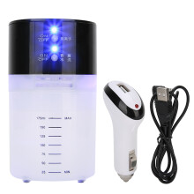 Oljediffuser for bil Aromaterapifordeler Fin tåke Superstille design Duftdiffuser Stille og allsidig bærbar luftfukter 7 fargeinnstillinger