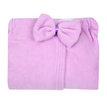Women'S Wearable Bath Wrap Dress with Hair Towel Quick Drying Microfiber Material Ultra Soft Towel Wrap Dress for Shower Spa After Bath - Purple
