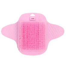 Alfombrilla exfoliante para pies, masajeador de pies con cerdas de limpieza profunda, masajeador de área amplia, ventosas antideslizantes, agente
