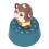 Πλαστικός μηχανικός χρονοδιακόπτης εμπνευσμένος από παιχνίδι μαϊμούς, ελαφρύς 8