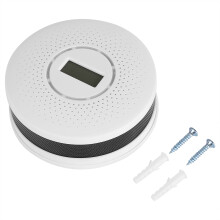 Smoke And Co Detector, Digital Display Ensures Safety In Your Home, Easy To Install Alarm With Battery-Powered Backup
