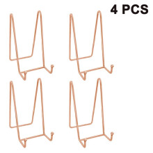 Artwork Easel, Contemporary Design Metal Stand, Plate Holder Display Stands, Thick Sturdy Iron Material, Perfect For Showcase In Home Or Office