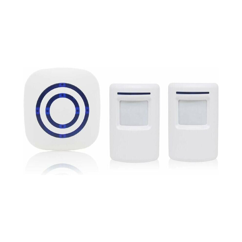 Wireless Driveway Alarm System, Indoor Home Security Motion Sensor Alarm With 38 Chime Tunes And Wide Range Of Application, Led Indicator Enabled For 9340959774135