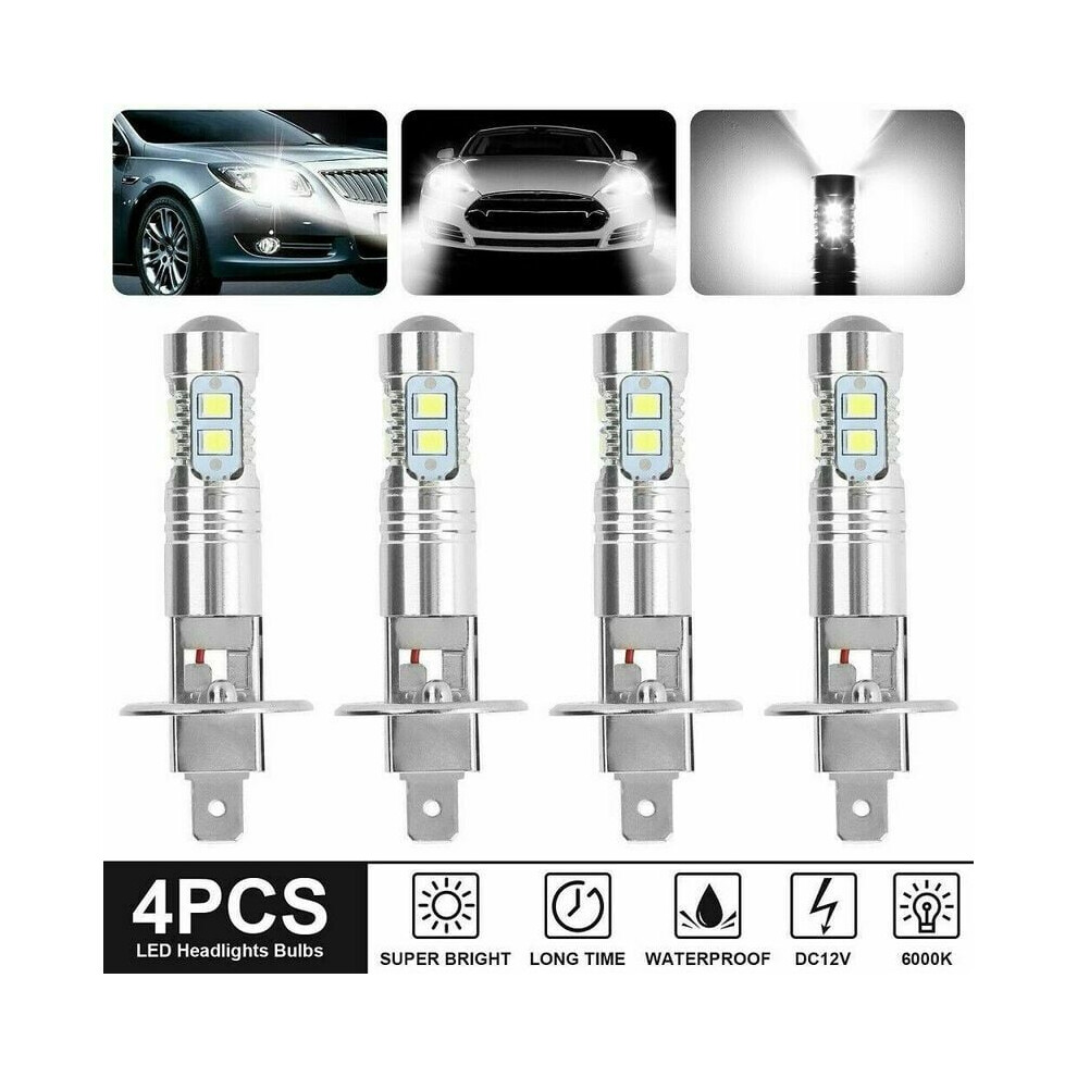 Led Bulbs For H1 Fixture, Daytime Running S With Super Bright 6000K Output, Silent Fanless Design And Waterproof Construction, Suitable Light 9358999605944