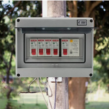 Caixa de proteção de circuito, invólucro de plástico resistente a impactos e retardante de chamas, à prova d'água IP65, para garagem, caravana,