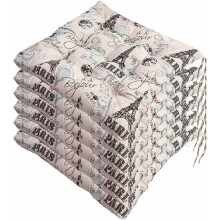 Almofada antiderrapante para assento, resistente à água e com design moderno, ideal para cozinha e área externa, 40x40x5cm, diversas opções.