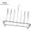 Stainless Steel Toast Storage Solution Brushed Finish 2Slice Capacity  Standing Kitchen Organizer 4