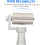 1Pc Tool Paint Roller Drywall Roller Seam Roller for Quilting Edge Wall  Silver 3