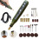 Cordless Rotary Tool Set, Complete 180-Piece Accessory Set, Multi-Purpose Rotary Set, Rechargeable Handheld Grinder with 5-Speed Control, Compact 1