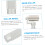 1Pc Tool Paint Roller Drywall Roller Seam Roller for Quilting Edge Wall  Silver 4