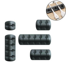 Clips adhésifs pour câbles au design élégant, organisateur de câbles facile à appliquer pour bureau, assistant de nuit et utilisation