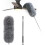 Washable and Reusable Extendable Pole Duster, Flexible Head Telescopic Microfiber Duster for High Ceilings, Durable Design Scratch-Resistant Aluminium 1