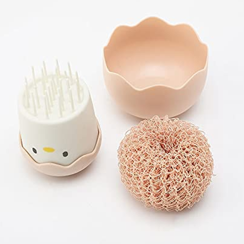 Cute Chicken Egg Scrubber, Premium Silicone Washer For Easy Egg Cleaning 2
